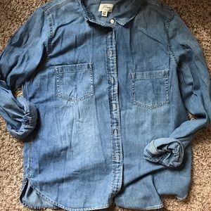 J. Crew Chambray Button Down